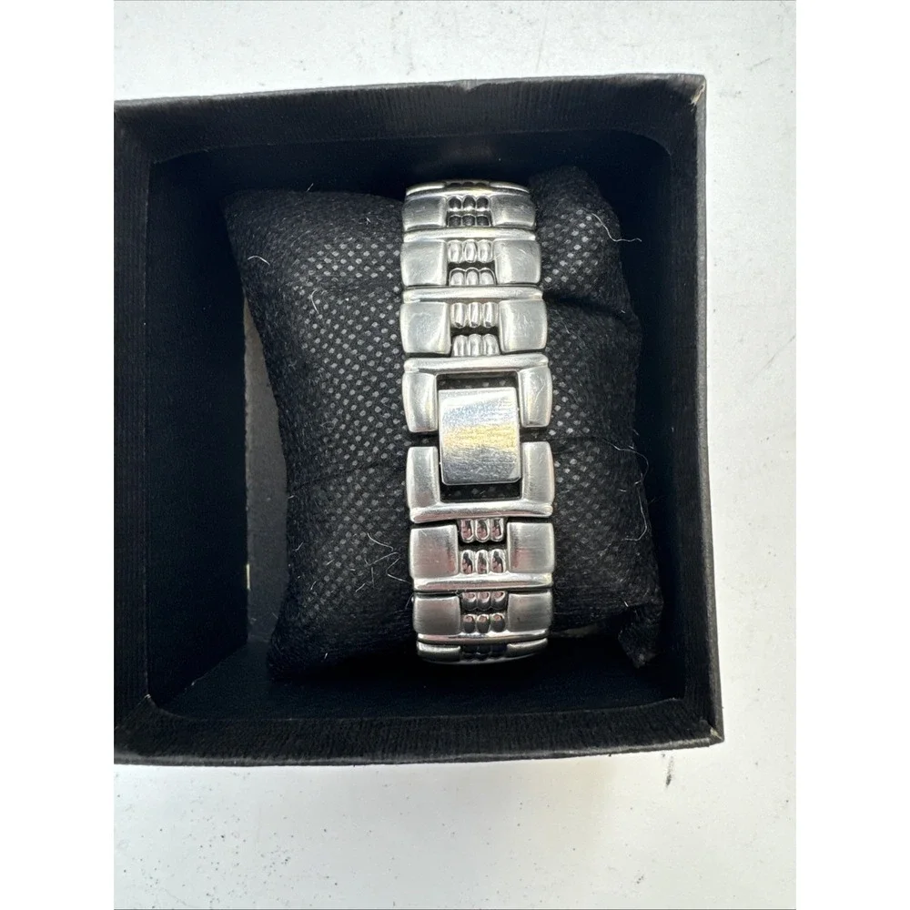CITIZEN Eco-Drive Black Dial SS Bracelet Men's Watch A119-H08622 K 6 Inch Band